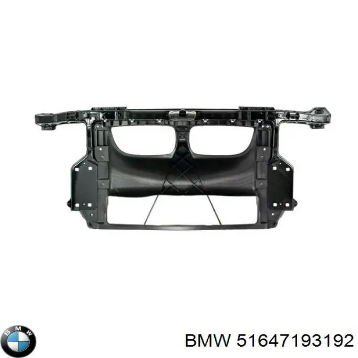 Osłona chłodnicy kompletna (panel mocowania reflektorów) BMW 51647193192 cena, od 243,47 USD