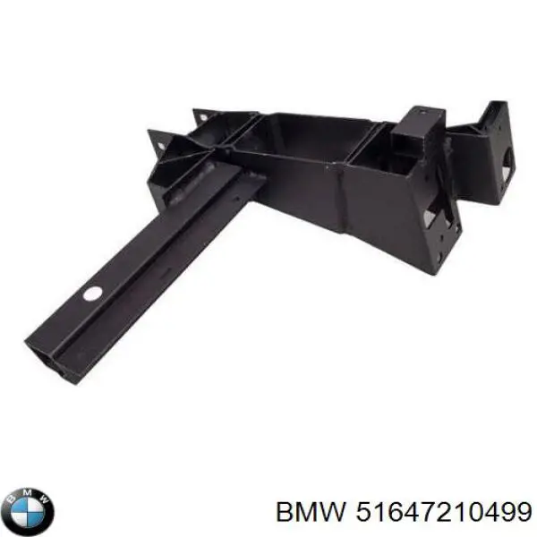 51647210499 BMW Osłona chłodnicy lewa (panel mocowania reflektorów)
