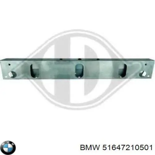 51647210501 BMW Osłona chłodnicy górna (panel mocowania reflektorów)