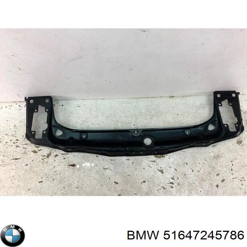 Do koszyka 51647245786 BMW Osłona chłodnicy górna (panel mocowania reflektorów)