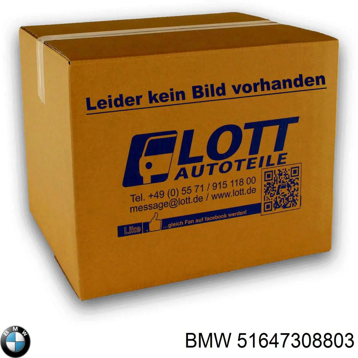 51647308803 BMW Zaślepka klamki drzwi zewnętrznych tylnych lewych