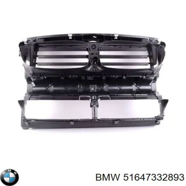 51647332893 BMW Kierownica powietrza (deflektor) chłodnicy