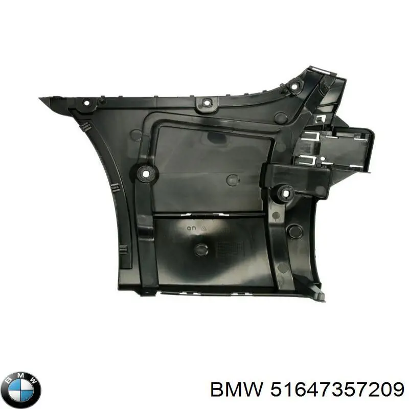 Osłona chłodnicy górna (panel mocowania reflektorów) BMW 51647357209 cena, od 82,59 USD