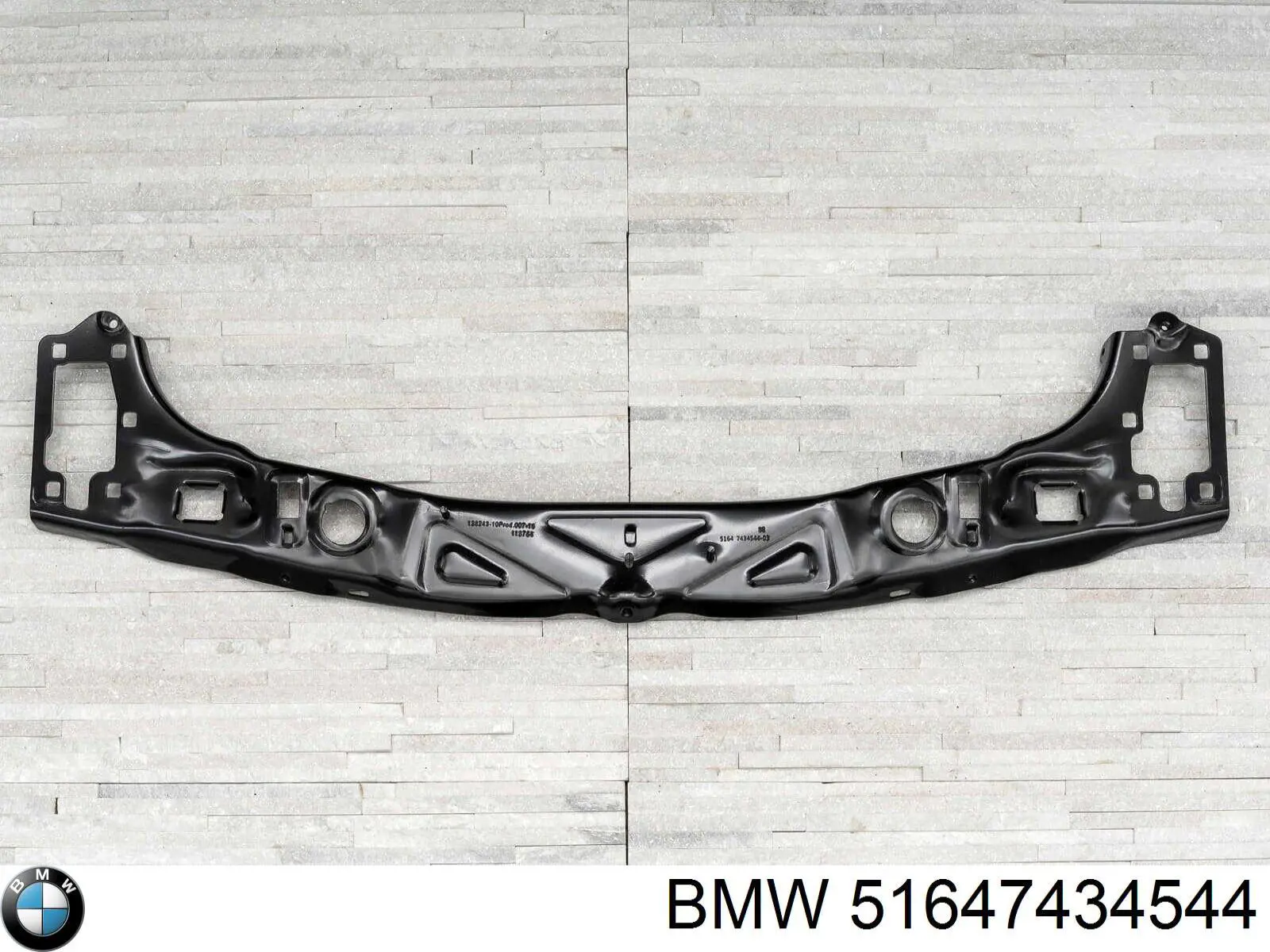 Do koszyka 51647434544 BMW Osłona chłodnicy górna (panel mocowania reflektorów)