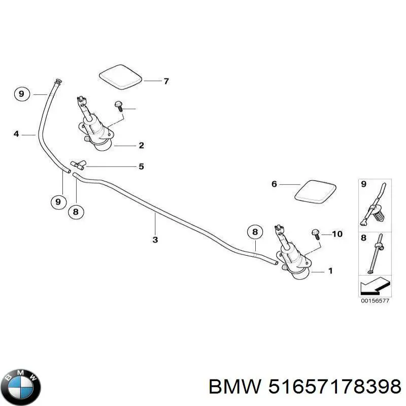 51657178398 BMW Błotnik przedni prawy