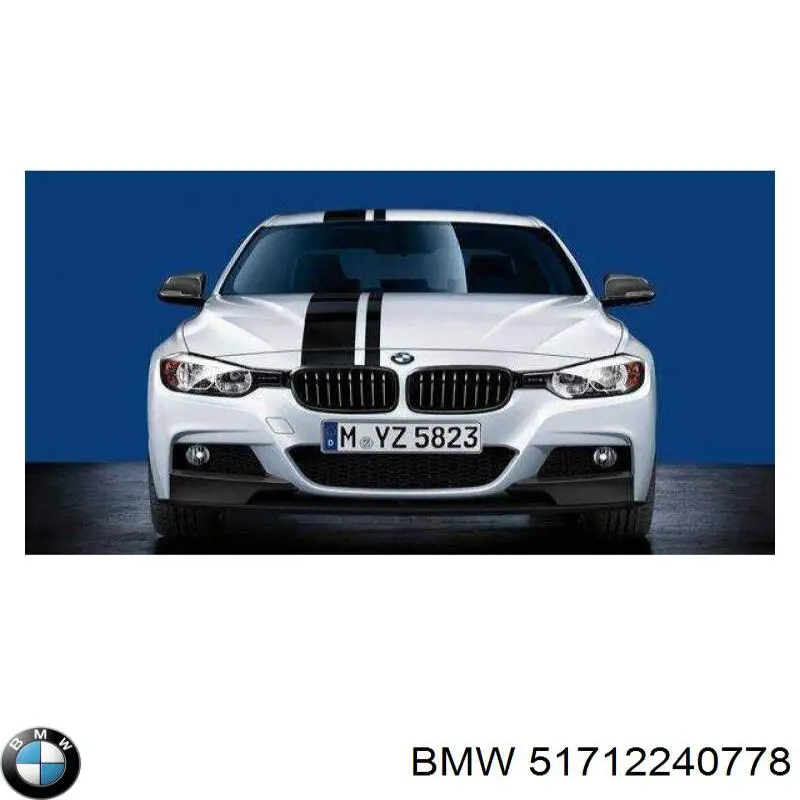 51712240778 BMW Atrapa chłodnicy prawa
