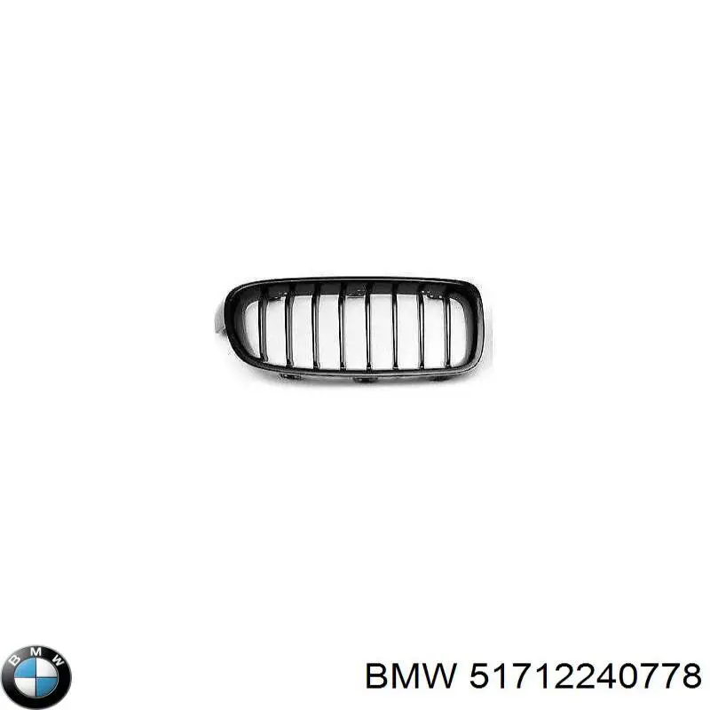 Do koszyka 51712240778 BMW Atrapa chłodnicy prawa
