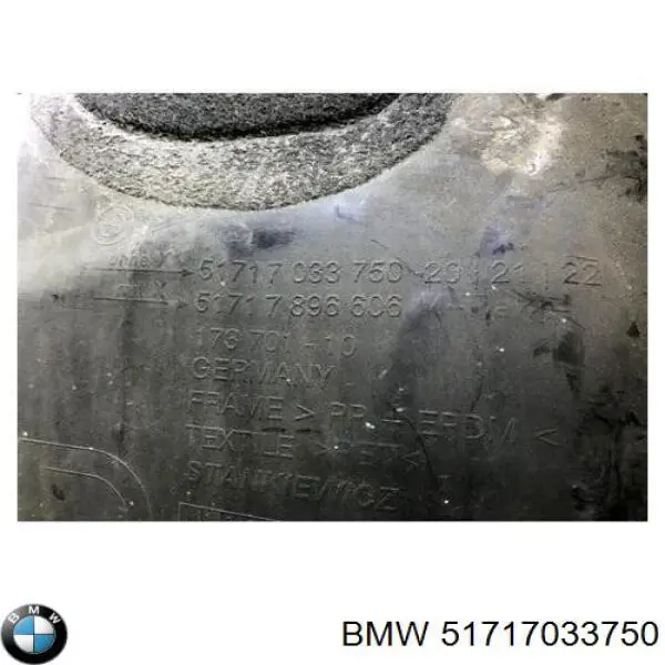 Do koszyka Nadkole błotnika przedniego prawe BMW 5  E61