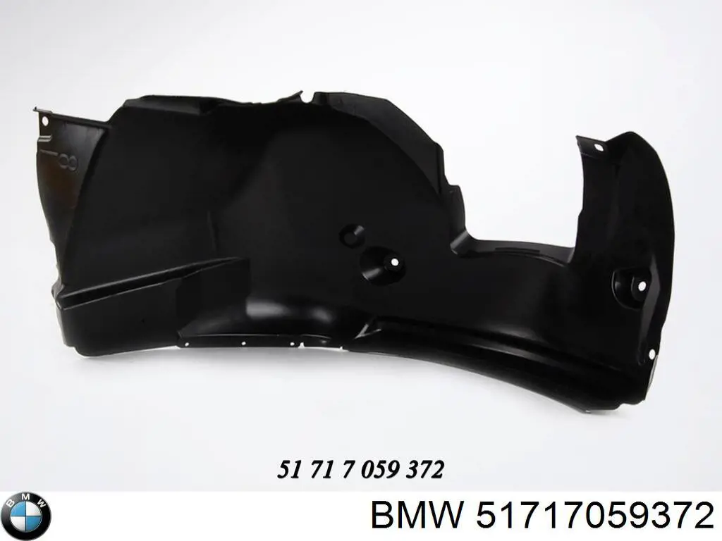Nadkole błotnika przedniego prawe tylne BMW 51717059372 cena, od 66,40 USD