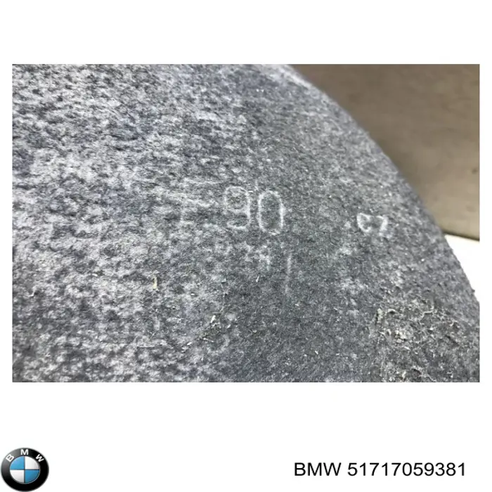 Nadkole błotnika tylnego lewe BMW 51717059381 cena, od 52,90 USD