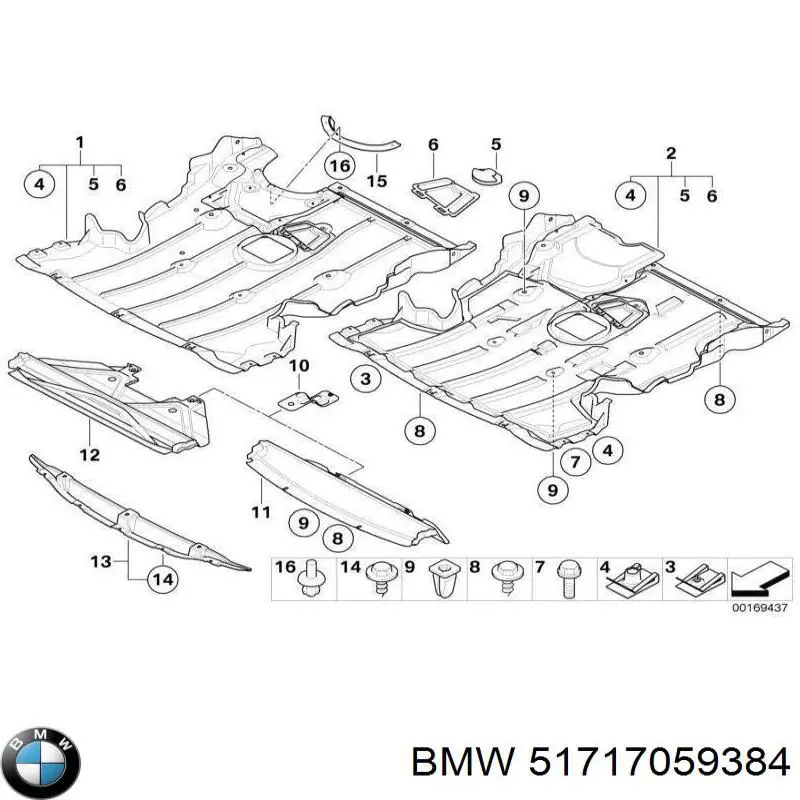 Osłona silnika, miski (przedziału silnika) BMW 1 hatchback (E81) (2006 - 2012) cena, od 68,02 USD
