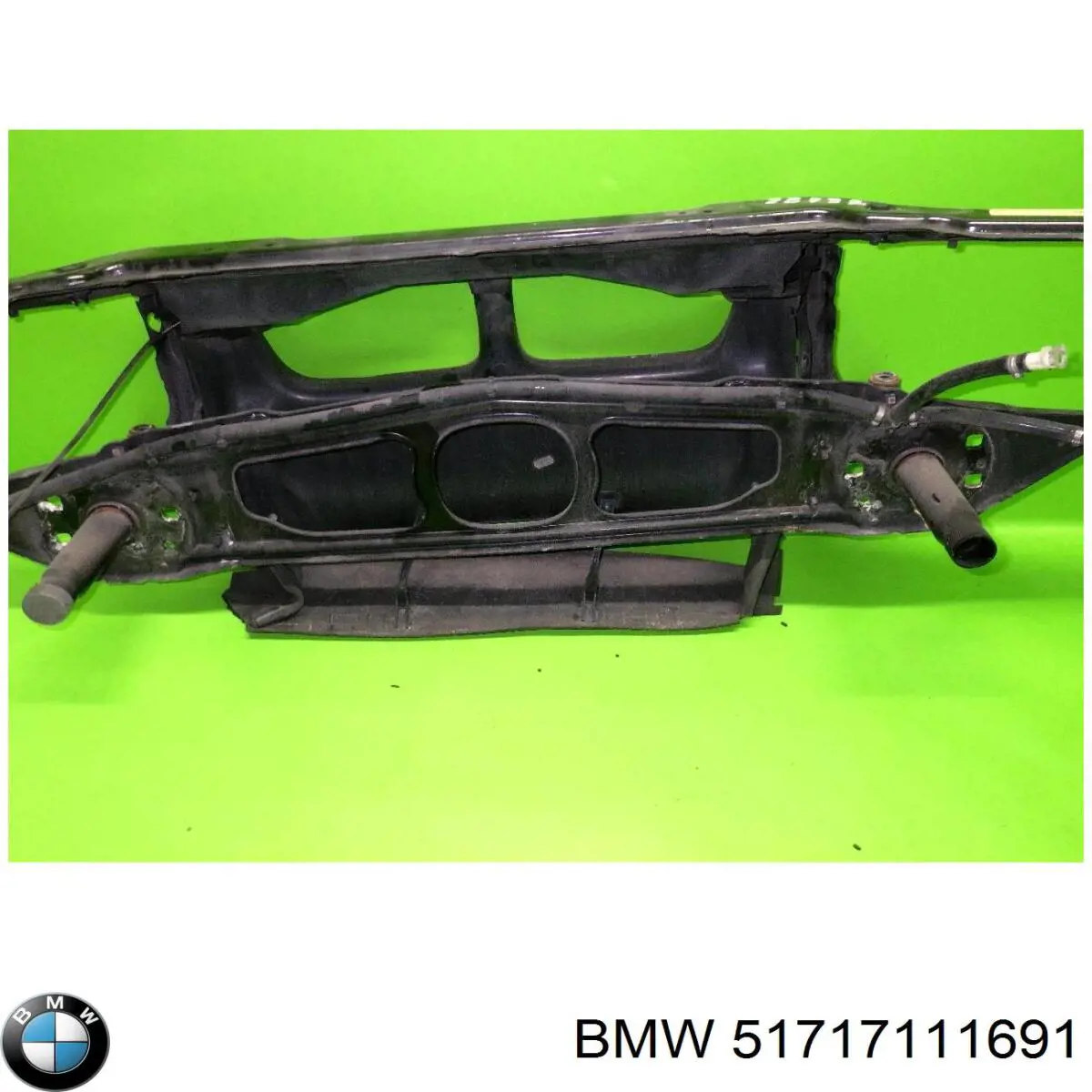 Do koszyka 51717111691 BMW Osłona chłodnicy kompletna (panel mocowania reflektorów)