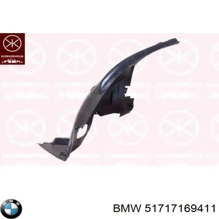 Nadkole błotnika przedniego lewe przednie BMW 51717169411 cena, od 33,03 USD