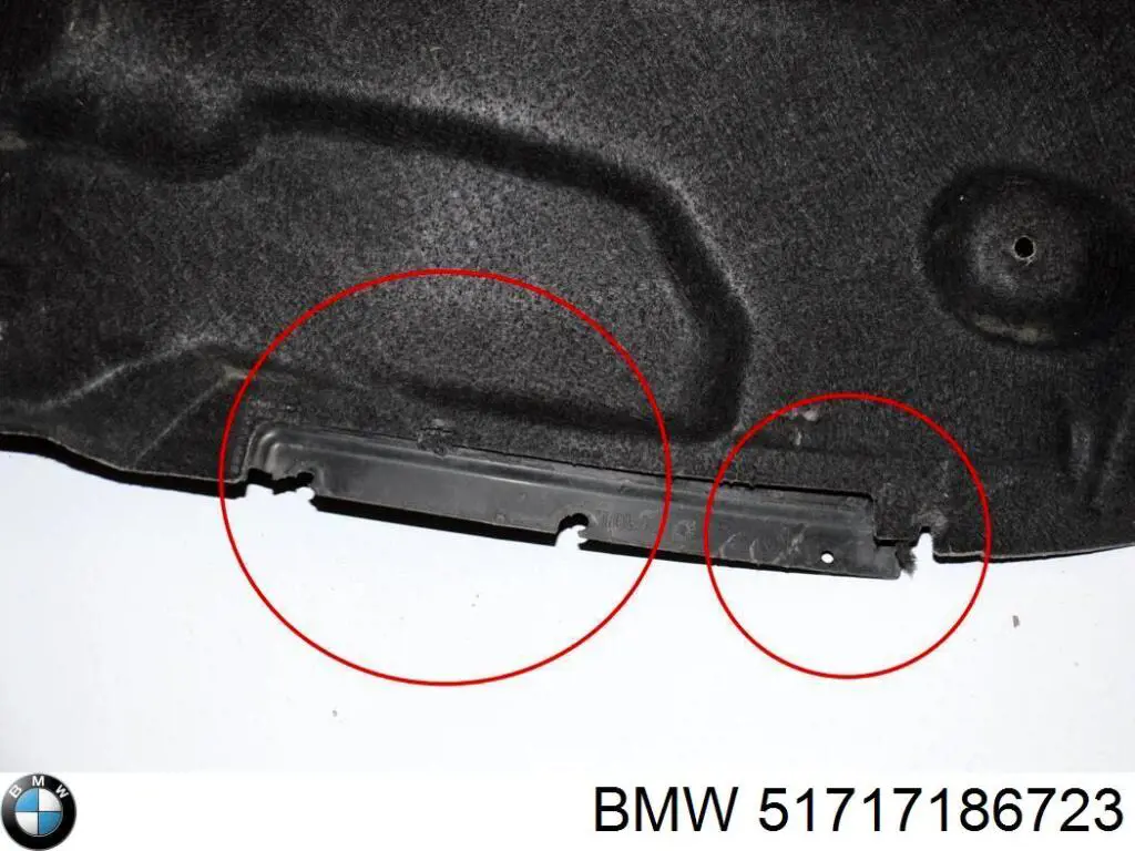 Do koszyka 51717186723 BMW Nadkole błotnika przedniego lewe tylne