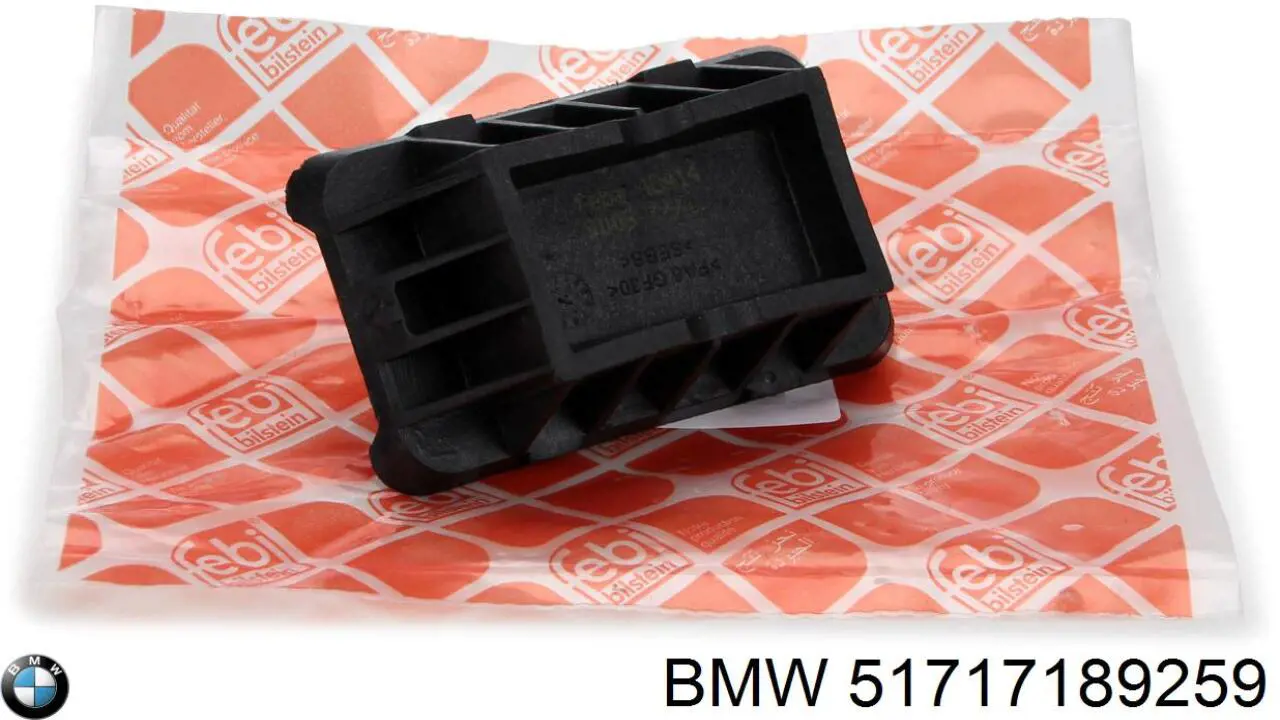 Do koszyka 51717189259 BMW Podstawa pod podnośnik samochodu dolna