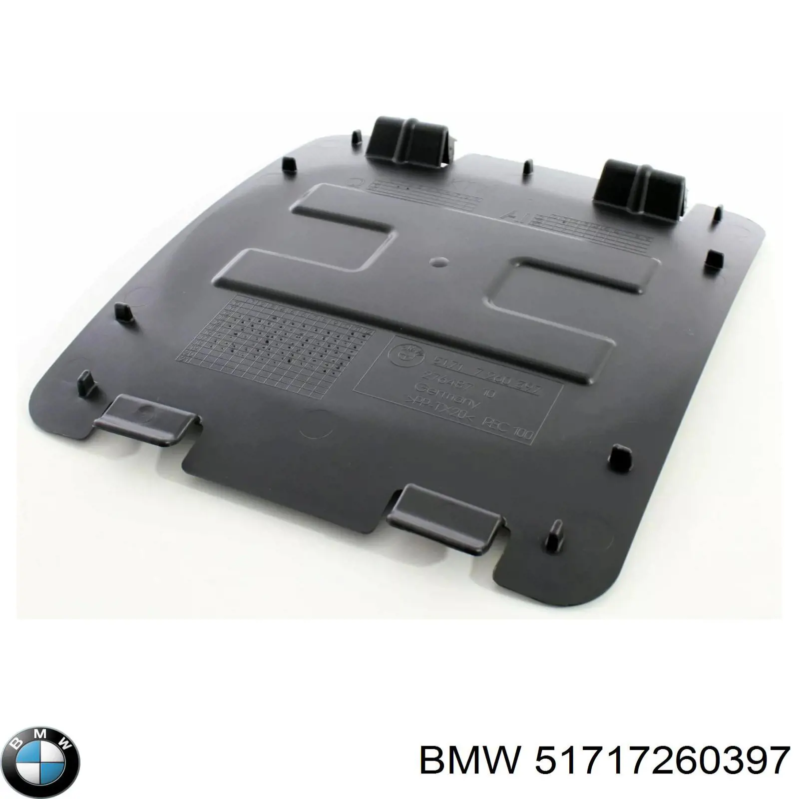 Do koszyka 7260397 BMW Osłona błotnika przedniego lewa + prawa, zestaw