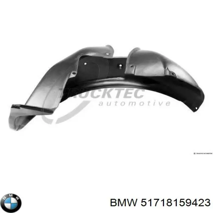 Do koszyka 51718159423 BMW Nadkole błotnika przedniego lewe