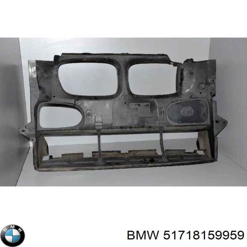 Do koszyka 51718159959 BMW Kierownica powietrza (deflektor) chłodnicy