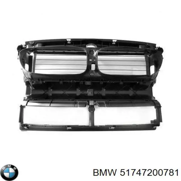 51747200781 BMW Kierownica powietrza (deflektor) chłodnicy