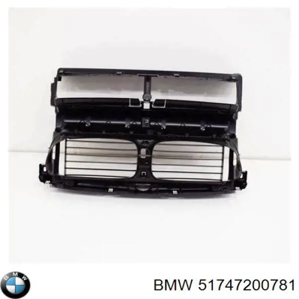 Kierownica powietrza (deflektor) chłodnicy BMW 51747200781 cena, od 168,32 USD