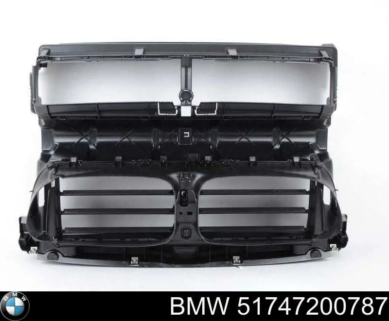 Kierownica powietrza (deflektor) chłodnicy BMW 51747200787 cena, od 115,13 USD