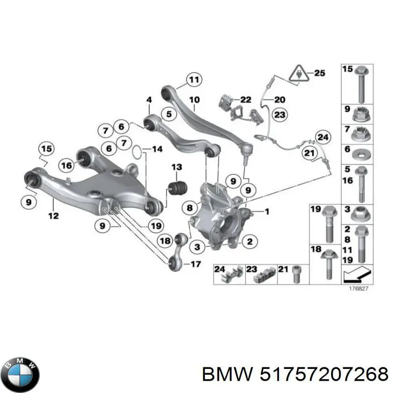 Osłona podwozia prawa BMW 51757207268 cena, od 48,61 USD