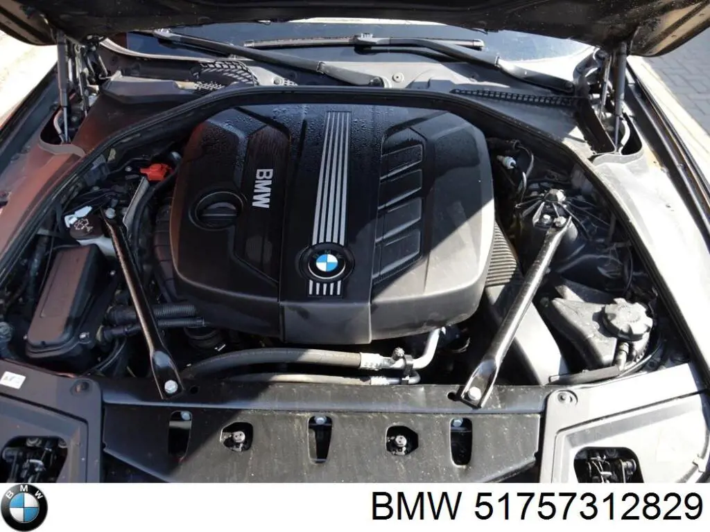 Do koszyka 51757312829 BMW Nadkole błotnika przedniego lewe przednie