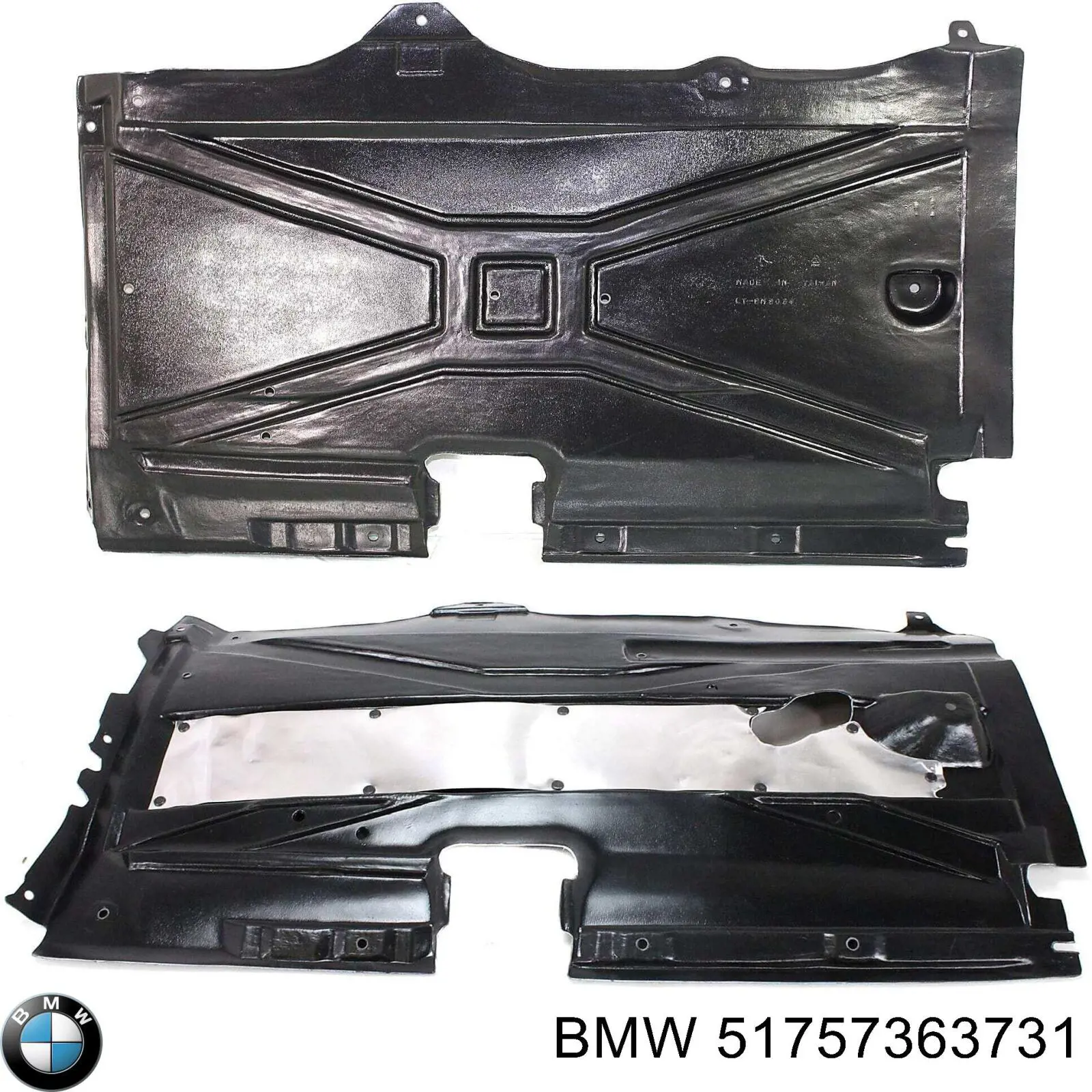 Osłona silnika tylna BMW 51757363731 cena, od 78,02 USD