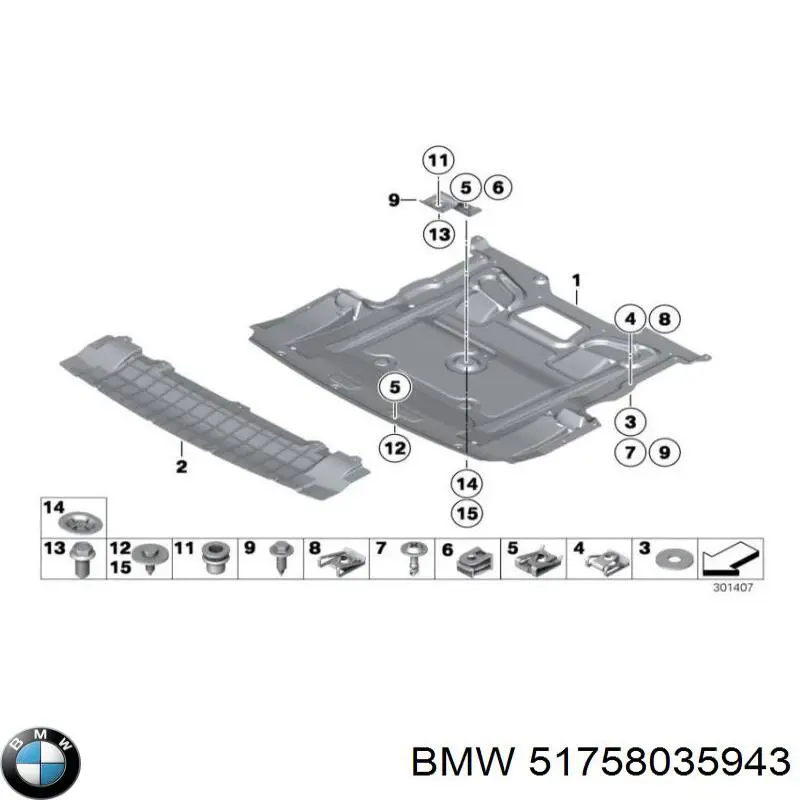 Osłona silnika, miski (przedziału silnika) 7115115 Autotechteile