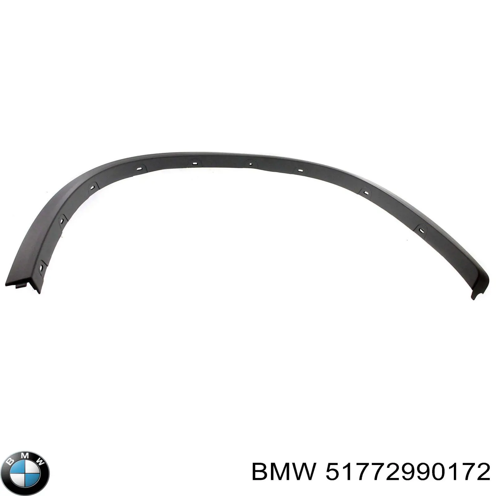 51772990172 BMW Poszerzenie (nakładka) reperaturki tylnego błotnika prawy