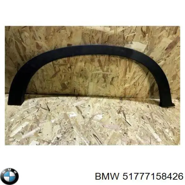 Poszerzenie (nakładka) reperaturki tylnego błotnika prawy BMW 51777158426 cena, od 54,23 USD