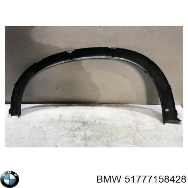 Poszerzenie (nakładka) reperaturki błotnika przedniego prawy BMW 51777158428 cena, od 26,64 USD