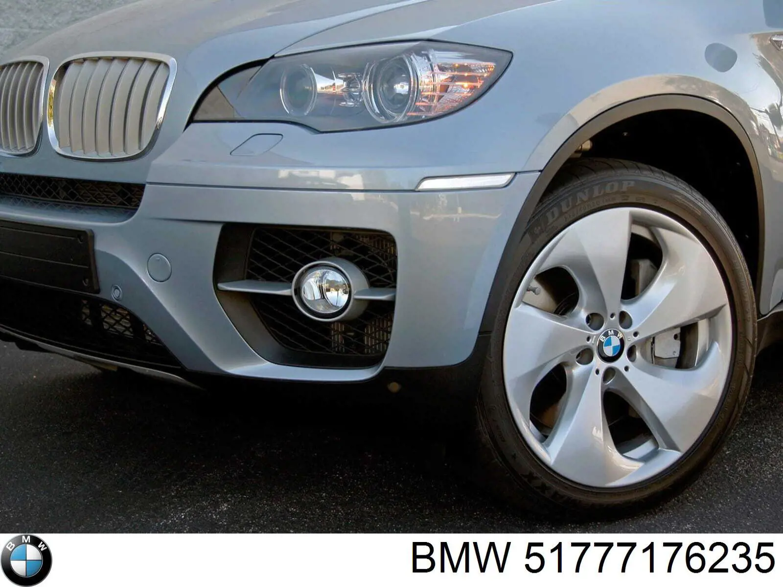 Poszerzenie (nakładka) reperaturki błotnika przedniego lewy do BMW X6 (E72)