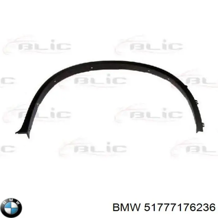 51777176236 BMW Poszerzenie (nakładka) reperaturki błotnika przedniego prawy
