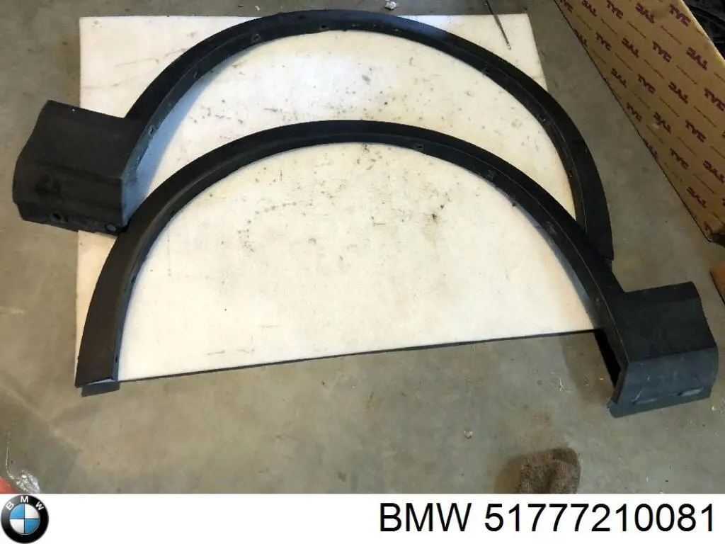 Poszerzenie (nakładka) reperaturki błotnika przedniego lewy BMW 51777210081 cena, od 76,78 USD