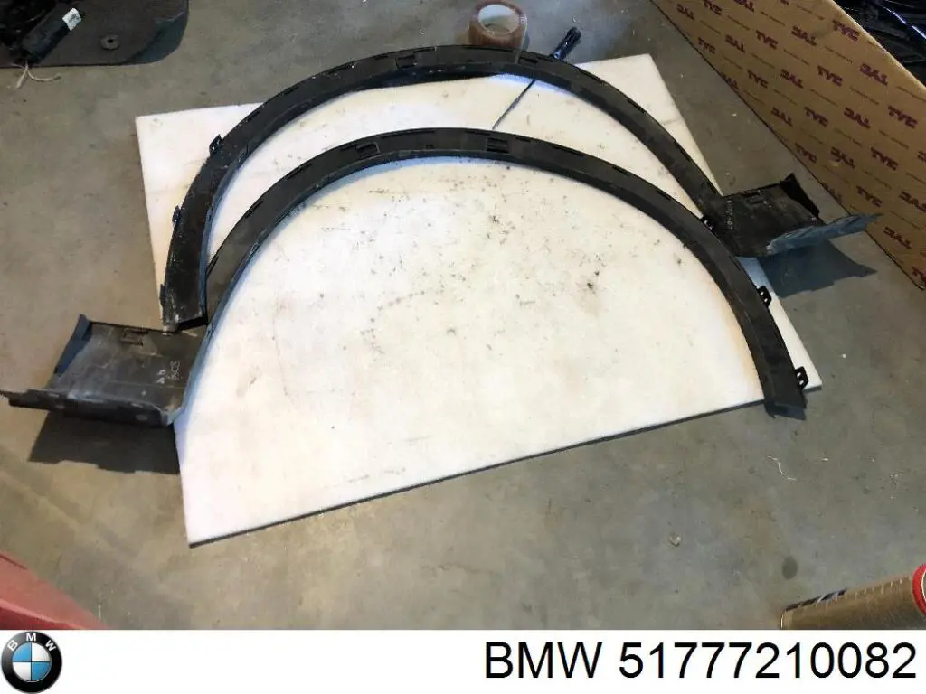 Poszerzenie (nakładka) reperaturki błotnika przedniego prawy BMW 51777210082 cena, od 41,90 USD