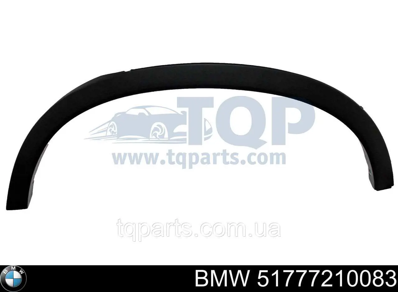 Poszerzenie (nakładka) reperaturki tylnego błotnika lewy BMW 51777210083 cena, od 67,29 USD