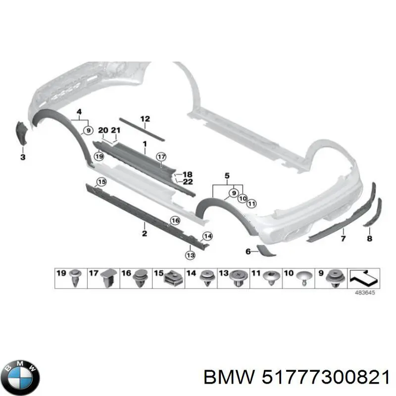  BMW 51777300821 cena, od 26,34 USD