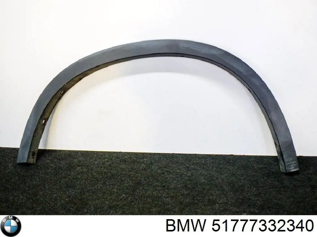 Poszerzenie (nakładka) reperaturki tylnego błotnika prawy BMW 51777332340 cena, od 105,56 USD