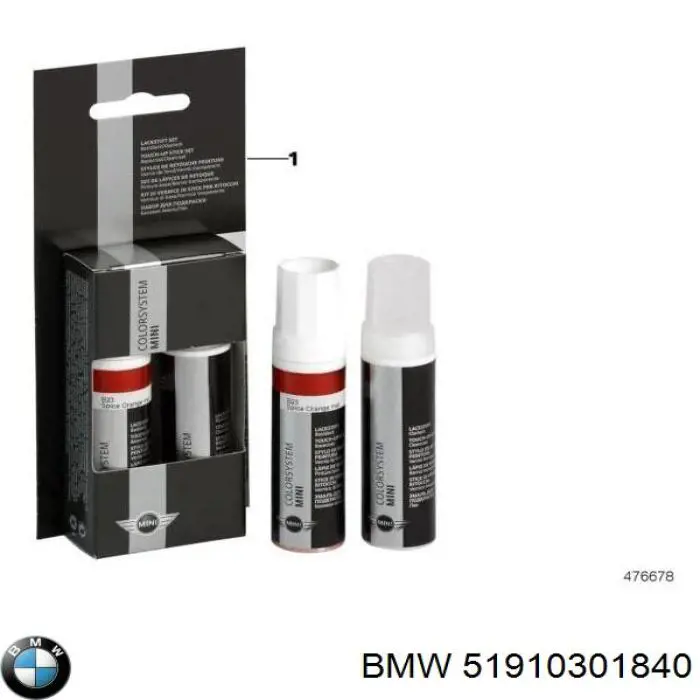 Do koszyka 51910301840 BMW Odcień (ołówek)