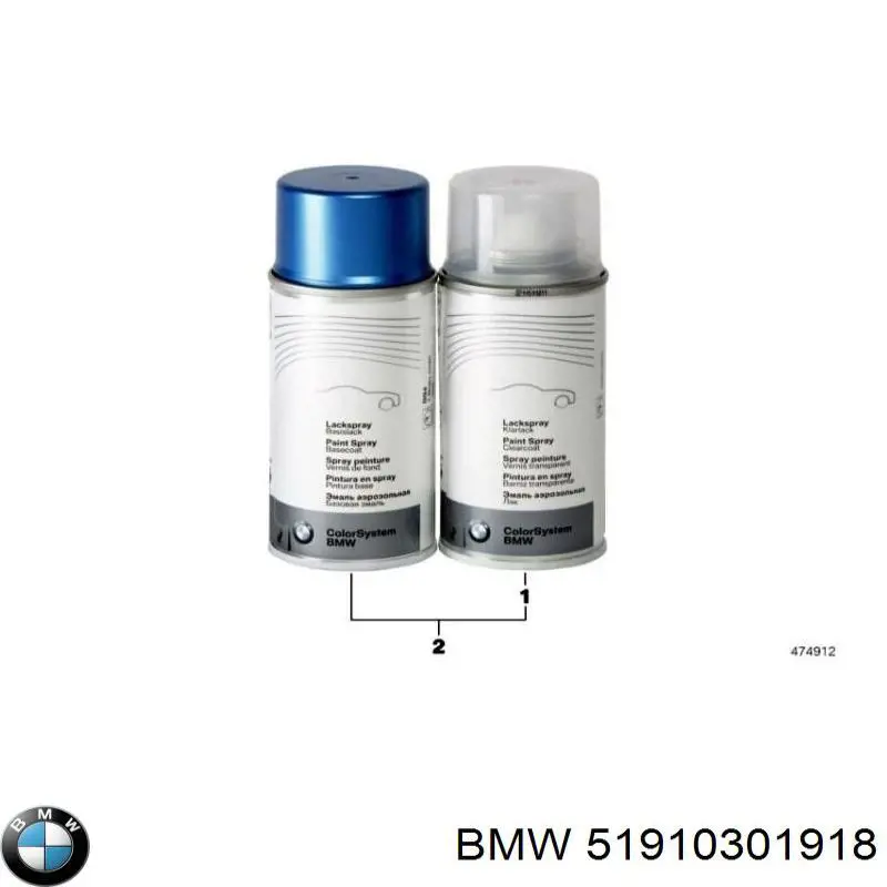 Odcień (ołówek) 51910301918 BMW