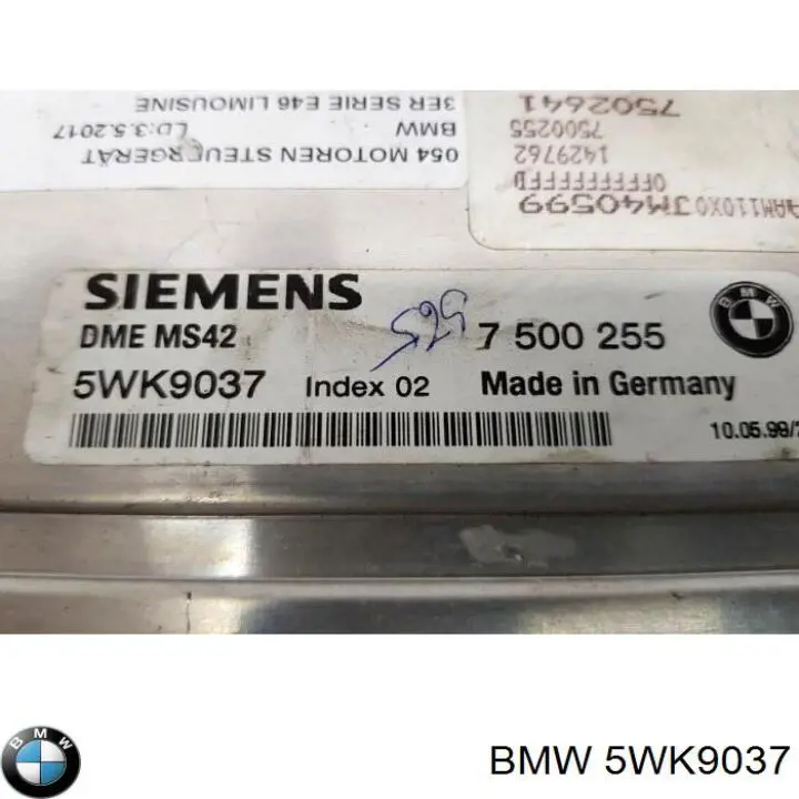 Sterownik silnika BMW 5WK9037 cena, od 138,05 USD