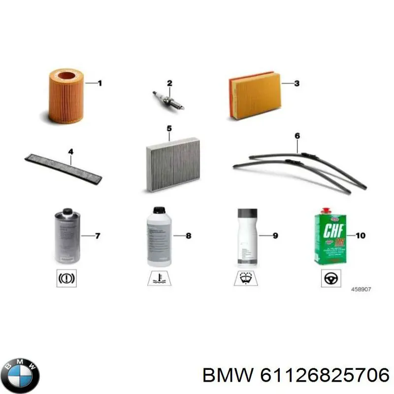 Listwa ochronna szyby tylnej BMW 61126825706 cena, od 18,30 USD