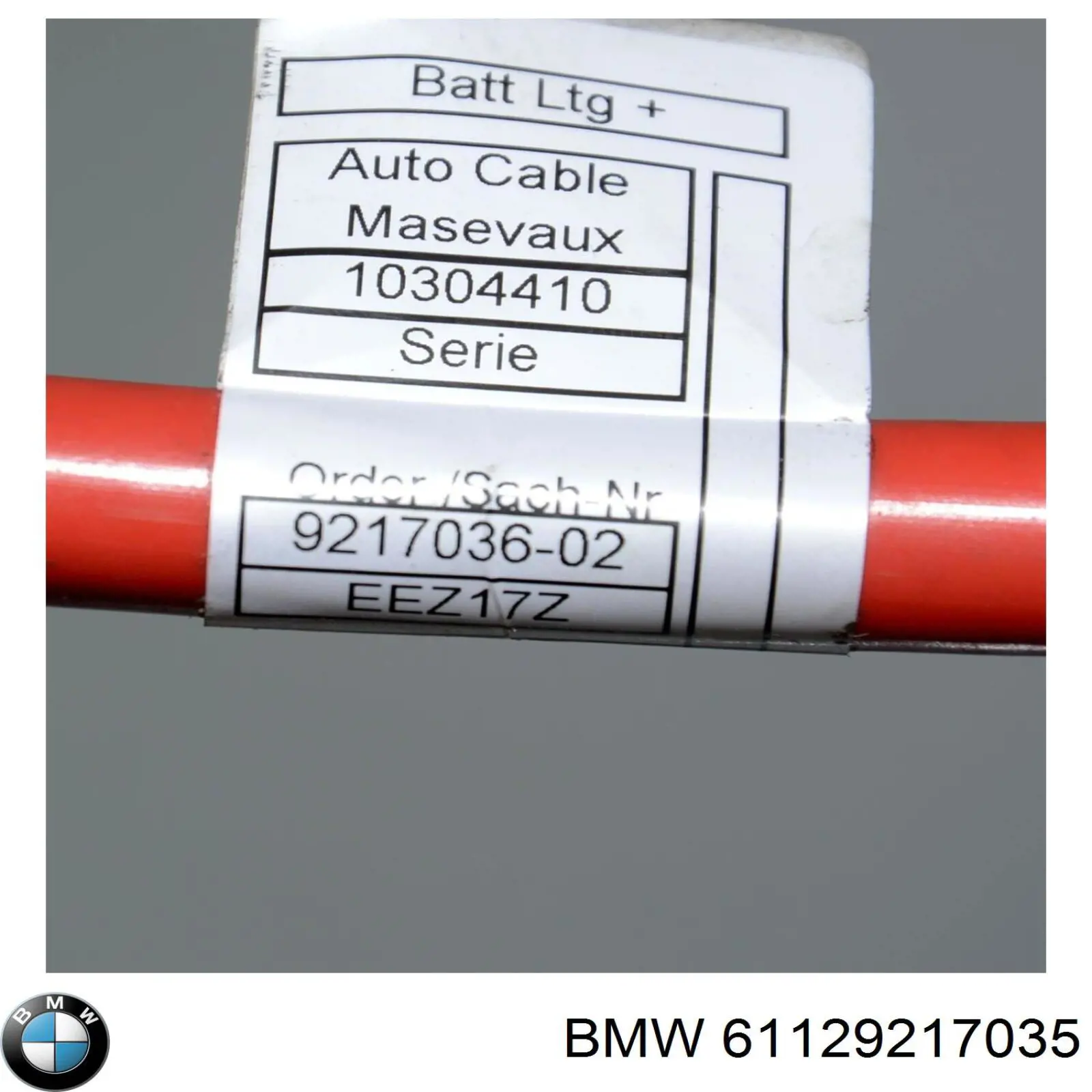 Kabel klemy plusowej akumulatora BMW 61129217035 cena, od 50,03 USD