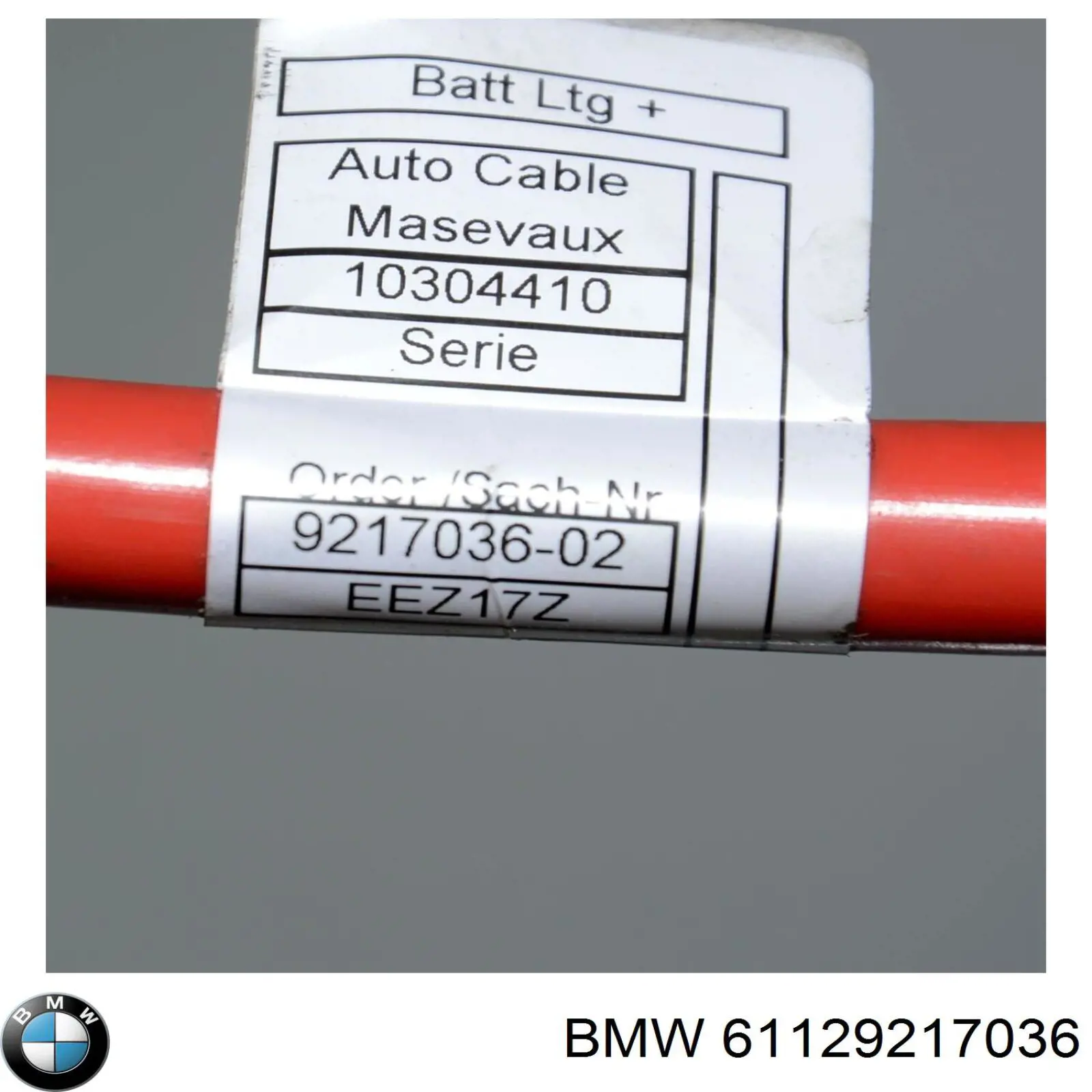 Kabel klemy plusowej akumulatora BMW 61129217036 cena, od 58,37 USD