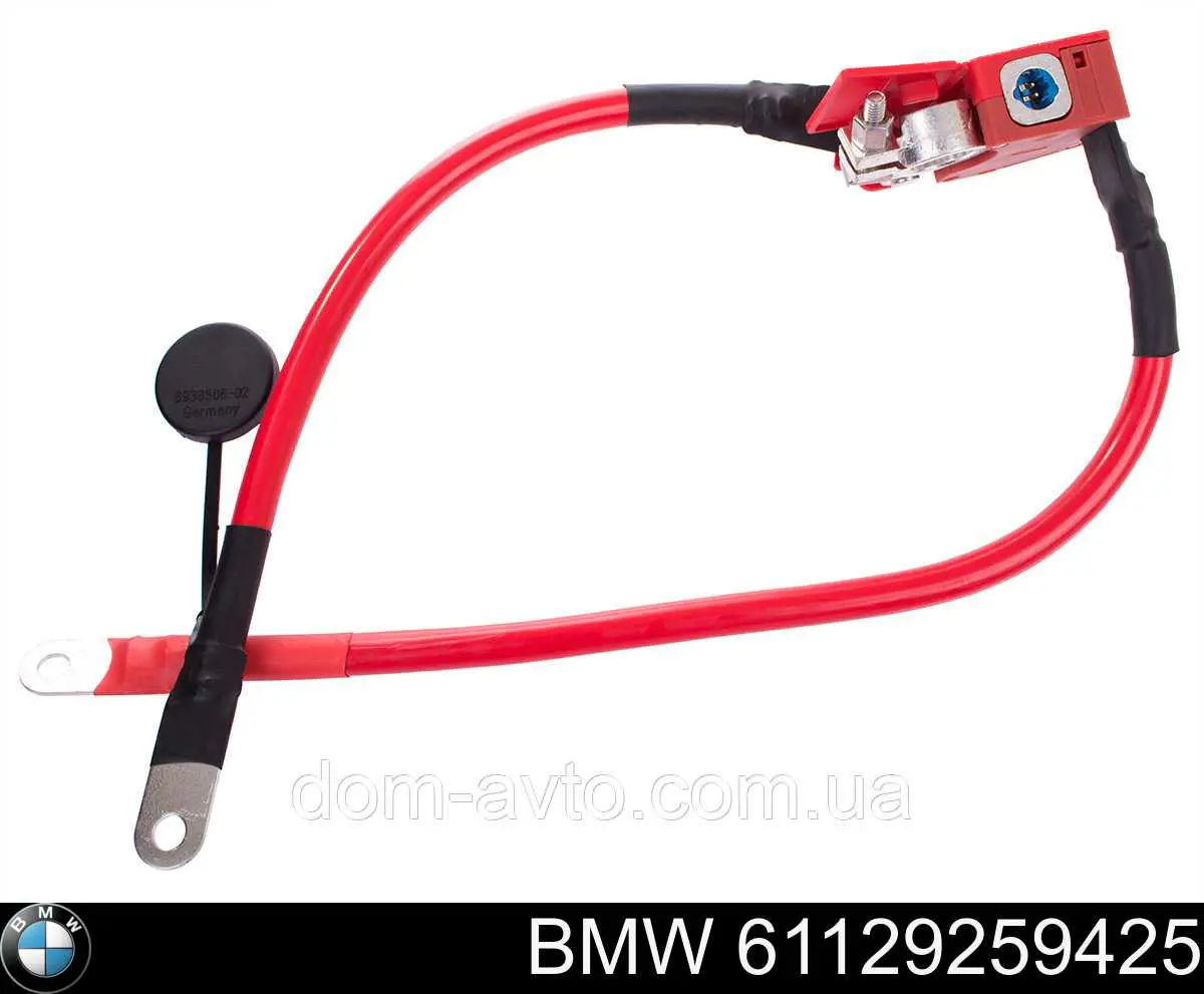 Kabel klemy plusowej akumulatora BMW 61129259425 cena, od 59,86 USD