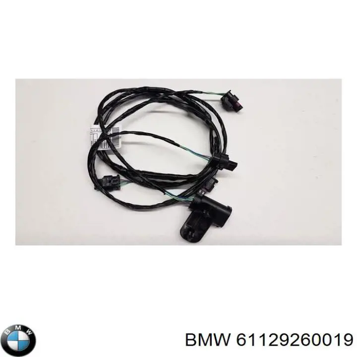 61129260019 BMW Przewód czujnika parkowania zderzaka przedniego