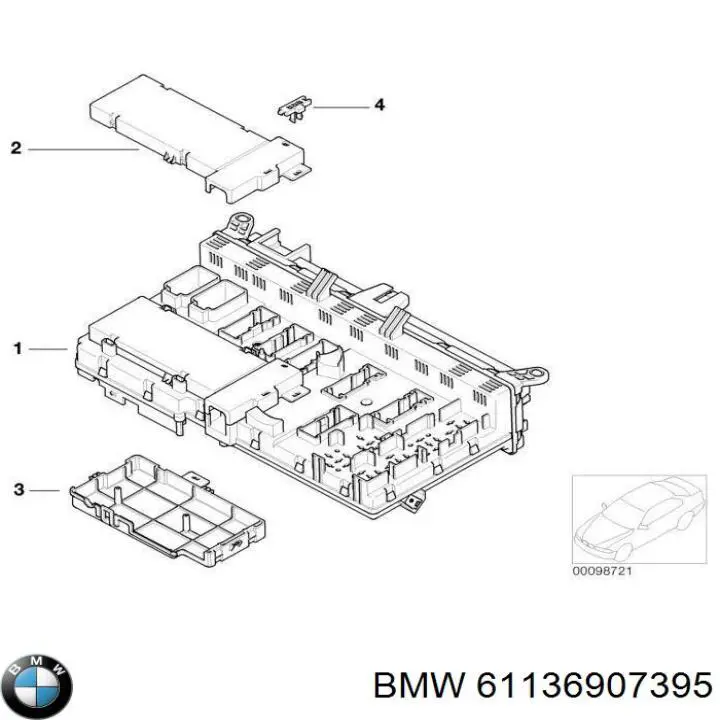 Skrzynka bezpieczników do BMW X5 (E53)