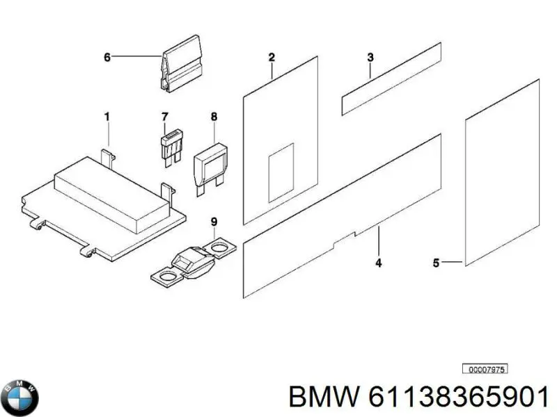 Do koszyka 61138365901 BMW Bezpiecznik
