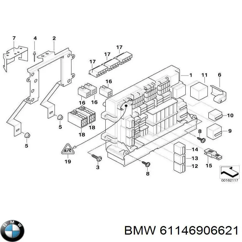 61146978270 BMW skrzynka bezpieczników